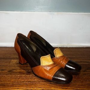Vintage 1960s leather heels